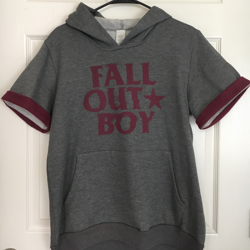 Fall Out Boy Short Sleeve Hoodie